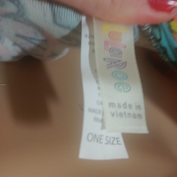 Lulaore • Beautiful Pattern Print One Size Buttery Soft Leggings Floral OS 2-10 - Picture 6 of 8